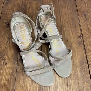 Sam Edelman Stacie Heels tan suede size 8